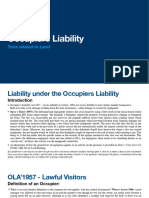 Occupiers Liability