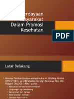 Pemberdayaan Dalam Promkes