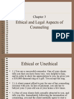 CH 3-Ethical & Legal Aspects of Counseling