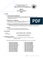 Division of City of San Fernando: Ikatlong Markahan Week 1 I. Layunin: A. Pamantayang Pangnilalaman