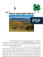 Textul Descriptiv Literar 5