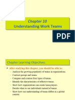 Book Slides - Chapter 10 - Understanding Work Teams