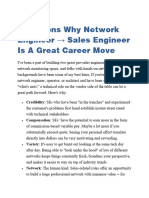 5 Reasons Why Network Engineer
