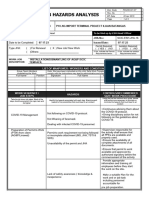 Job Hazards Analysis - REVISED Temfacil