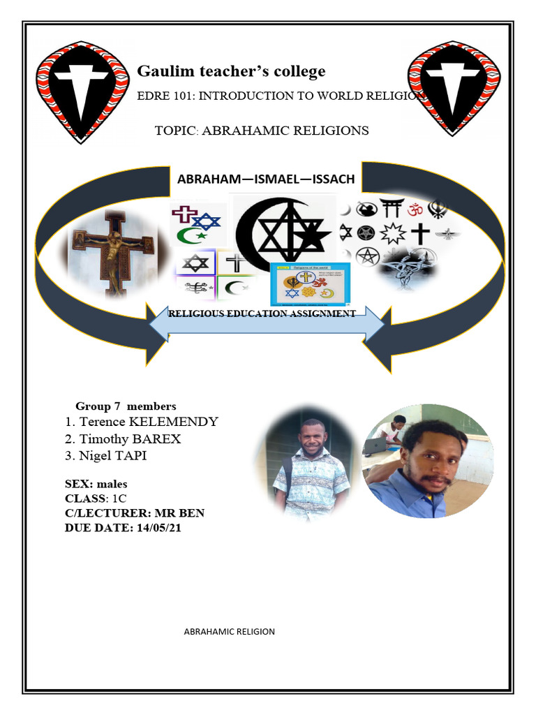 Overview of Abrahamic Religions | PDF | Abrahamic Religions | Prophets ...