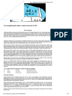 Cara Menghitung IP Address, Subnet Mask Dan Net ID