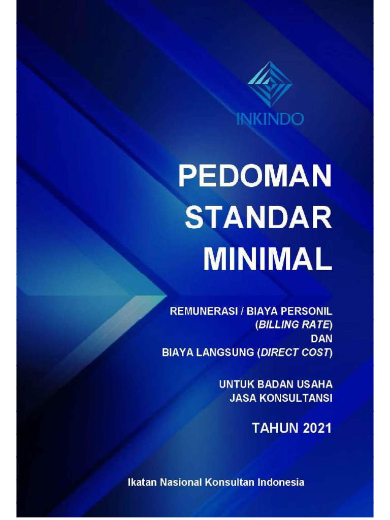 Pedoman Remunerasi INKINDO 2021 | PDF