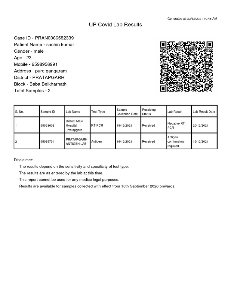 Lab results 66582339 pdf