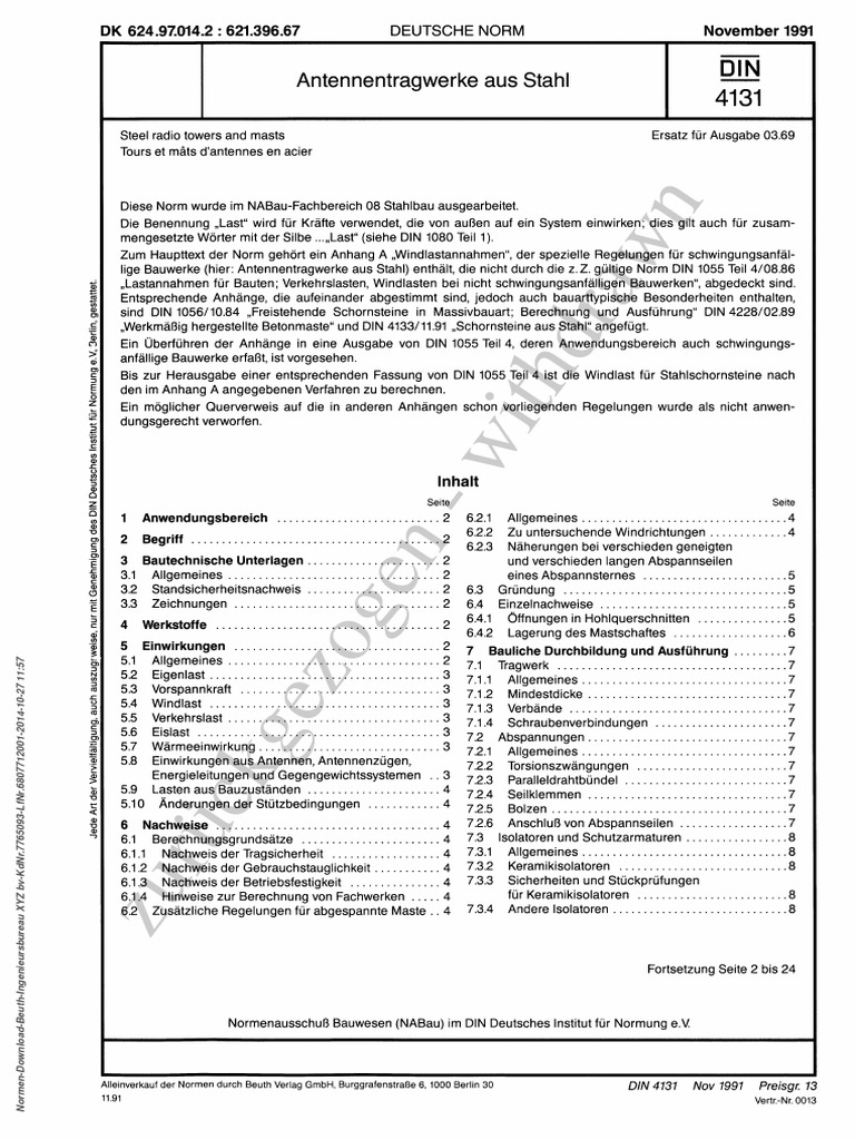 Din 4131 | PDF