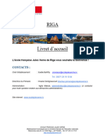 Livret D'accueil Ecole Francaise RIGA 2022