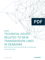 Technical Issues Related To New Transmission Lines in Denmark