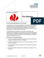 Fire Safety Protocol 05 - Fire Warden