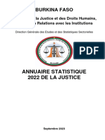 Annuaire Statistique 2022 de La Justice VF Ns