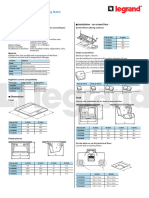 Pop Uptypeflush Mountingboxestechnicalcharacteristics