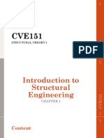 CVE151 Chap1 Introduction To Structural Engineering