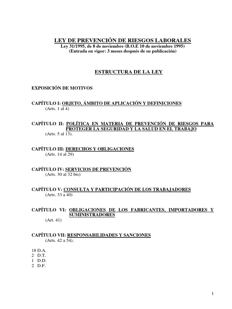 10-resumen-ley-31-1995-de-prevenci-n-rr-ll-pdf-derecho-laboral