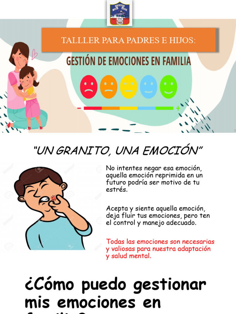 GESTIÓN EMOCIONAL EN LA FAMILIA | PDF | Las emociones | Ciencia cognitiva