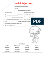 Adjectives Differentiated Activity Sheets