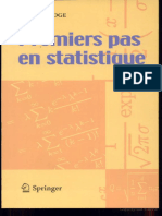 Premiers Pas en Statistique