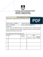 PROPOSAL SUBMISSION FORM Abdullah Salleh