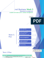 Week 5 A Level Business