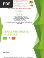 Implementation of Spi Master Core