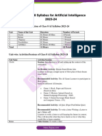 CBSE Syllabus For Class 8 Artificial Intelligence - 240306 - 135638