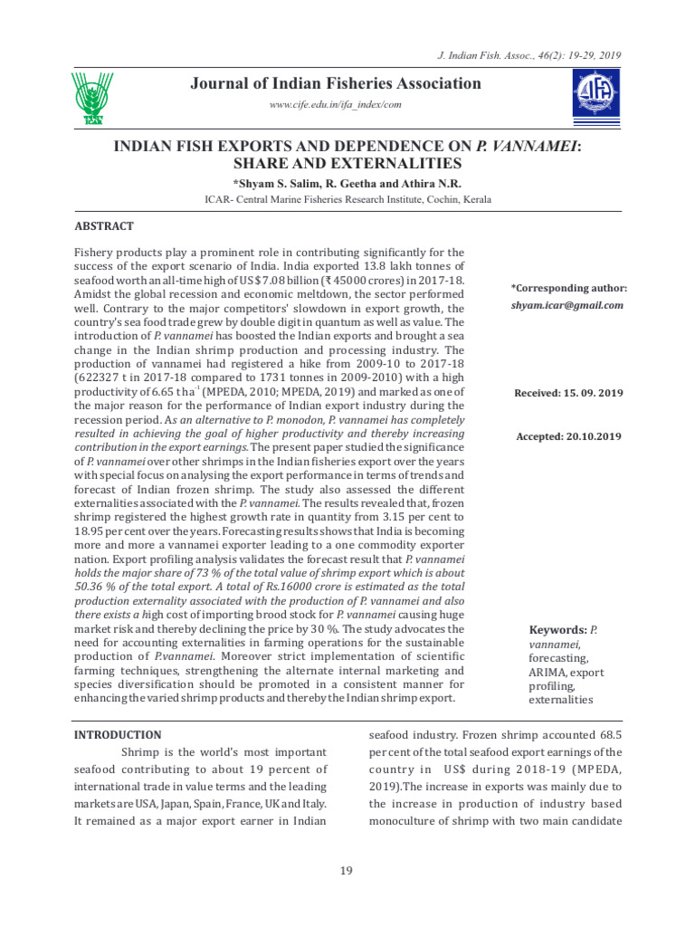 Chapter+3 Cdr+-+chapter+3 | PDF | Shrimp | Forecasting