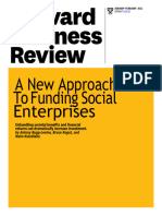 A New Approach To Funding Social Enterprises1