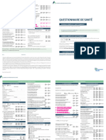 Questionnaire de Santé: Pourquoi Remplir Ce Questionnaire ?