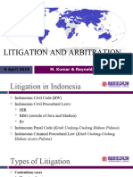 Litigation and Arbitration