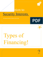 Introduction To Security Interests