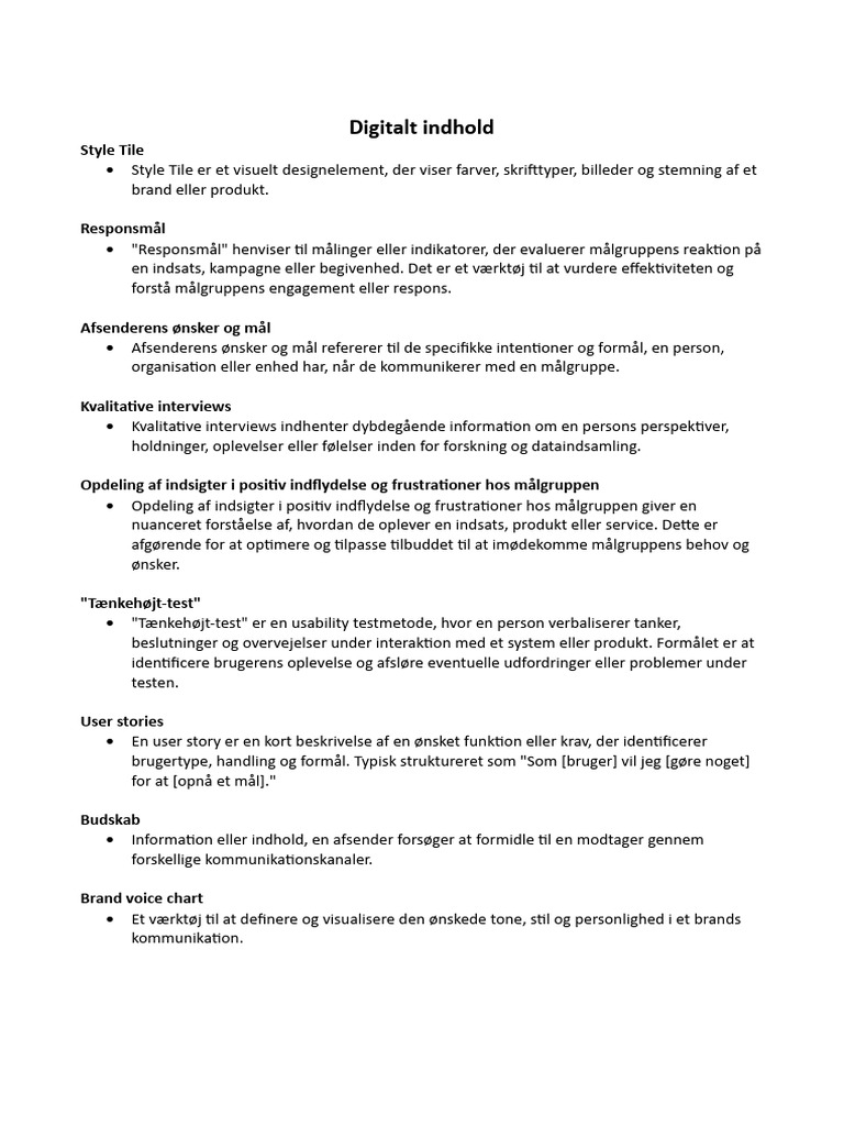Digitalt Indhold | PDF