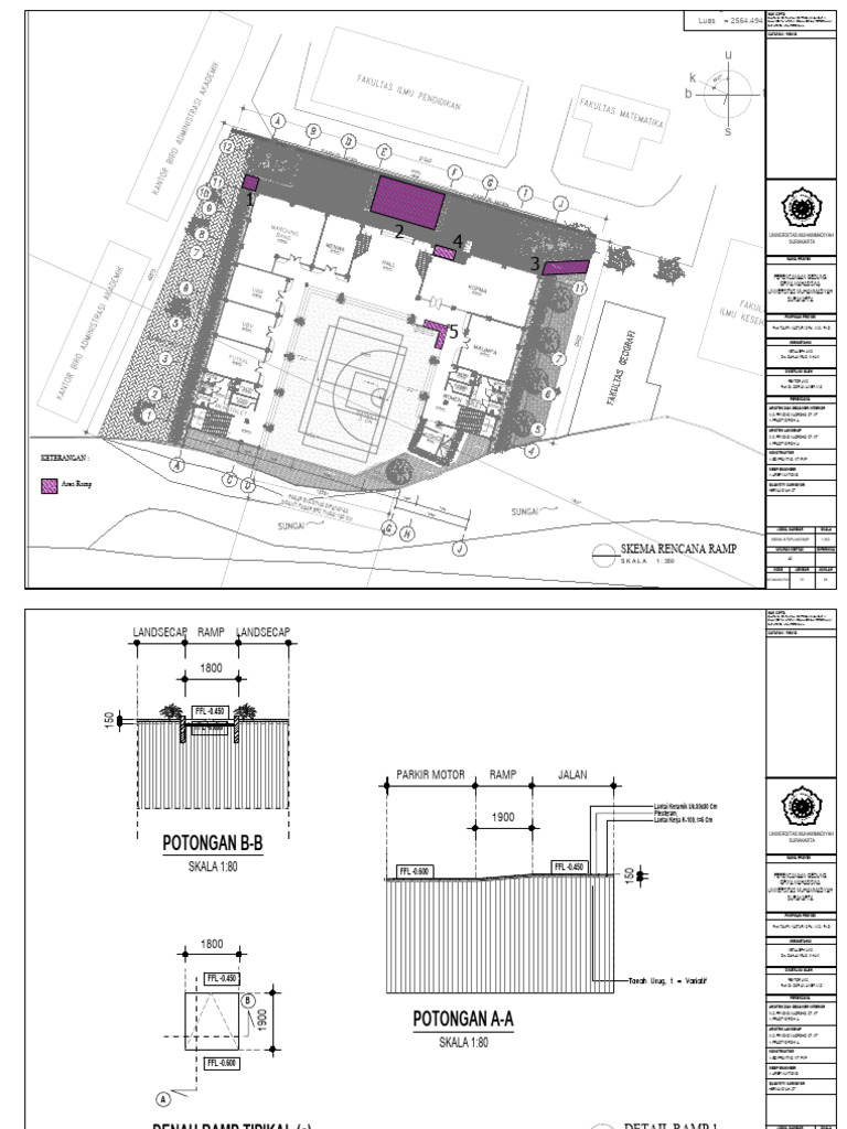 04.peta Situasi Ramp Dan Detail | PDF