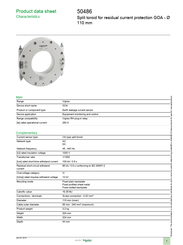 Vigirex 50486 | PDF | Transformer | Alternating Current