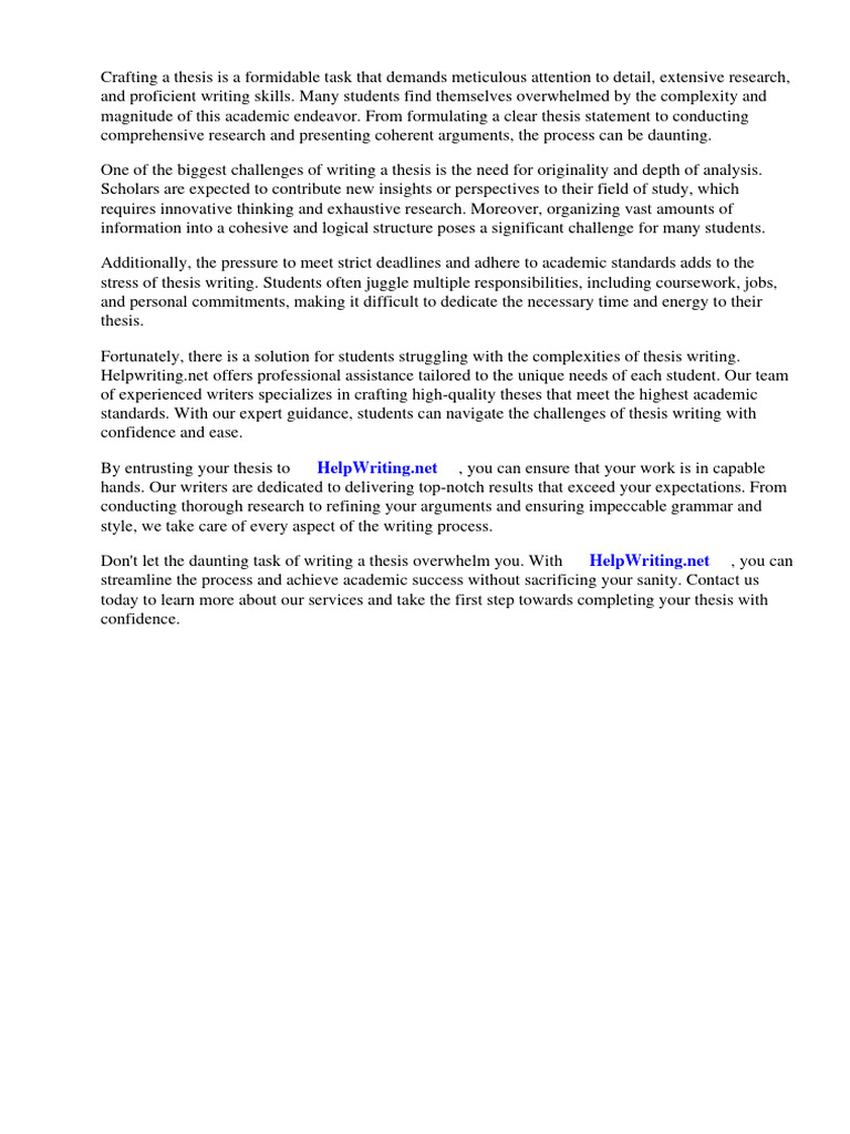 Example Of Thesis Paragraph Pdf Essays Thesis