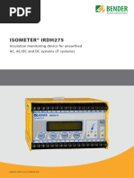 ISOMETER® IR425 User Manual | PDF | Alternating Current | Relay
