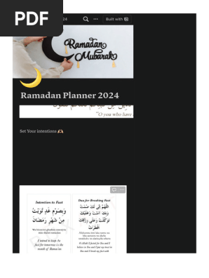 ? Ramadan Planner 2024