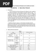 Installation & Operation Manual of 4 Position R Type LBS