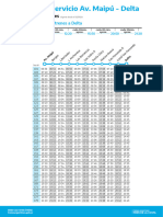 Horarios Tren de La Costa