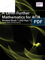 A Level Further Mathematics For AQA - Student Book 1