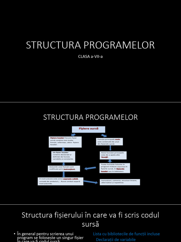 Structura 7programelor | PDF