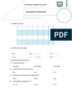 Evaluacion de Comunicacion