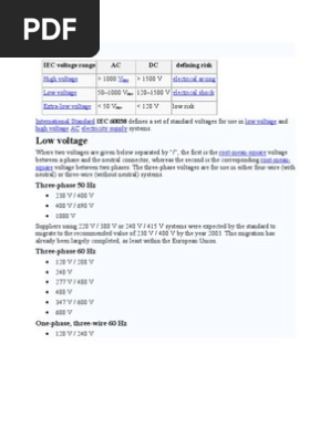 iec 60038