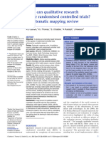 What Can Qualitative Research Do For RCTs - A Systematic Mapping Review
