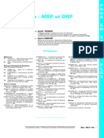 Flux Poussés MRP Et DRP-D (AG5110)