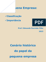 Micro e Pequenas Empresas - Aula 01