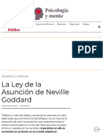 La Ley de La Asunción de Neville Goddard