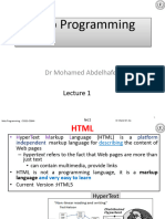 Lec1 Web Programming