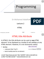 Lec2 Web Programming